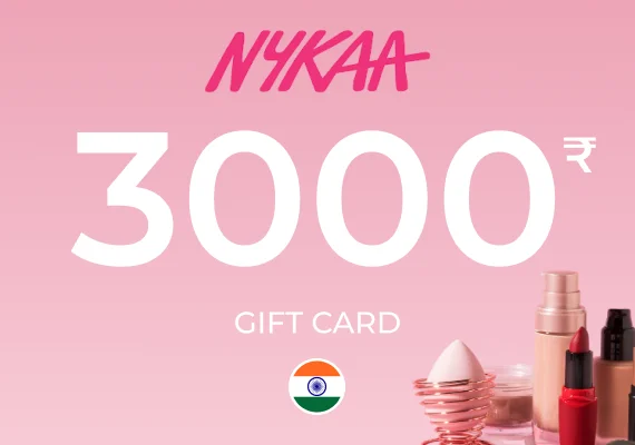 Nykaa Gift Card 3000 INR Key - INDIA